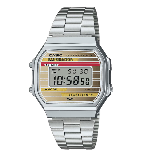 RELÓGIO CASIO PRATEADO "A168WEHA-9AEF"