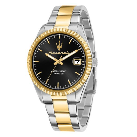 RELÓGIO MASERATI COMPETIZIONE 43 MM BICOLOR COM MOSTRADOR AZUL