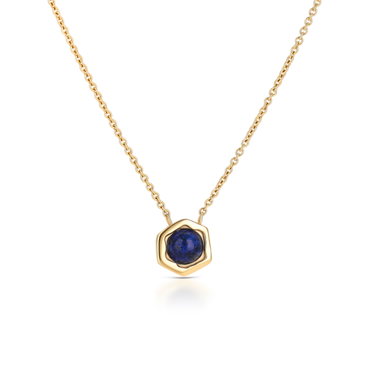 COLAR ONE SENHORA ELEMENT BLUE GOLD