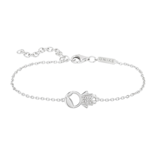 PULSEIRA UNIKE BOY EM PRATA 925% COM ZIRCÓNIAS "UK.PU.1110.0005"