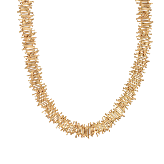 COLAR VIDAL & VIDAL EM BRONZE COM BANHO DE OURO 18K