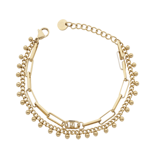 PULSEIRA LIU JO EM AÇO DOURADO