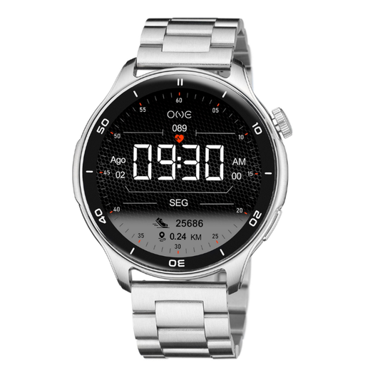 SMARTWATCH ONE MEN EXPLORER GPS SILVER