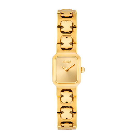RELÓGIO TOUS ANALÓGICO COM BRACELETE EM AÇO DOURADO ICON TIME