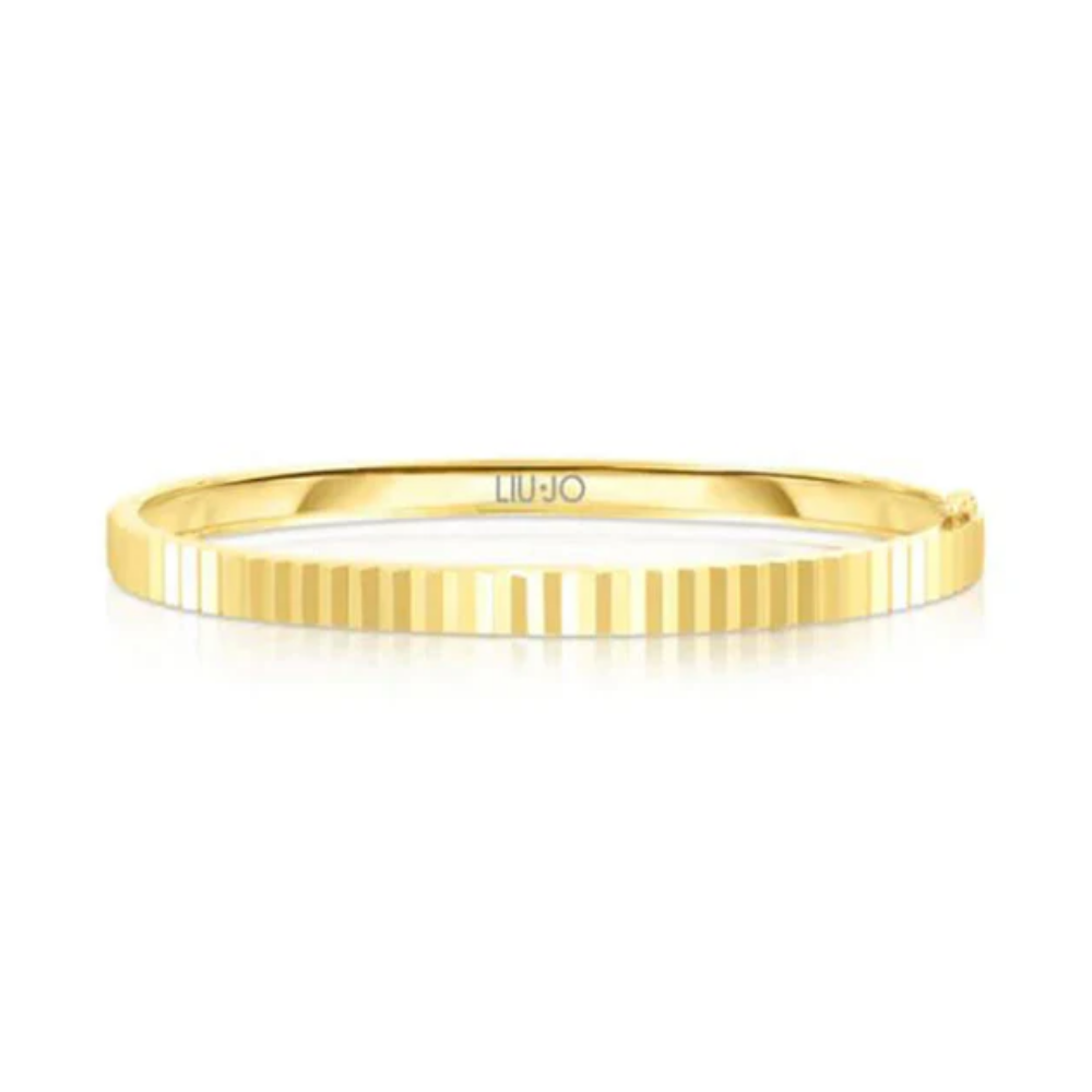 PULSEIRA ESCRAVA LIU JO EM AÇO .DOURADO
