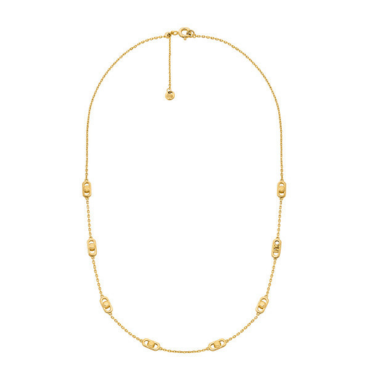 FIO MICHAEL KORS EM PRATA 925% COM ZIRCÓNIAS PLAQUEADO A OURO