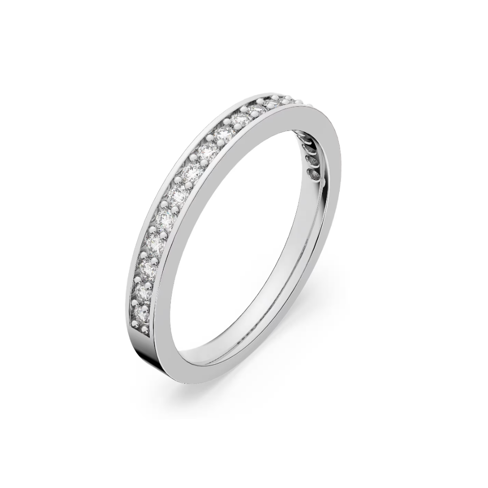 ANEL SWAROVSKI MATRIX MED: 12 (52) CZWH/RHS PRATEADO