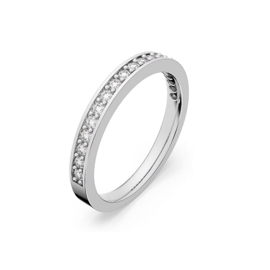 ANEL SWAROVSKI MATRIX MED: 12 (52) CZWH/RHS PRATEADO