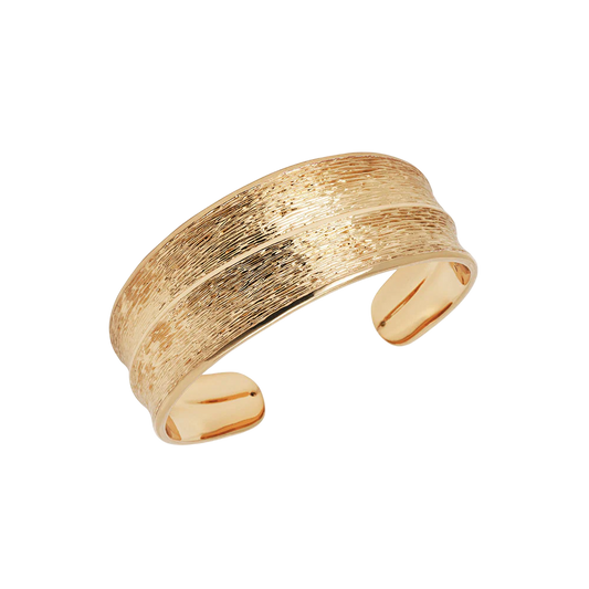 PULSEIRA VIDAL & VIDA EM BRONZE COM BANHO DE OURO 18K