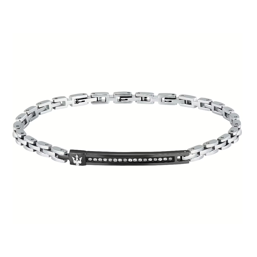 PULSEIRA MASERATI EM AÇO COM ZIRCÓNIA "JM424AVD58"