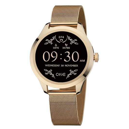 SMARTWATCH ONE MINI ROSE GOLD MESH