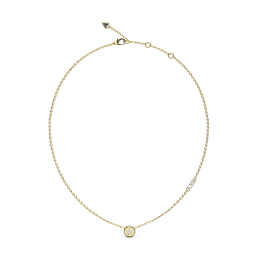 FIO GUESS EM AÇO DOURADO COM ZIRCÓNIAS