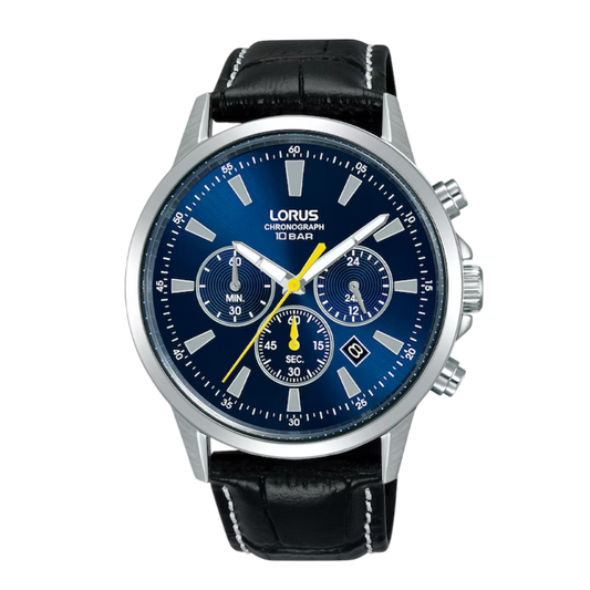 RELÓGIO LORUS HOMEM CRONÓGRAFOS MOSTRADOR AZUL PELE