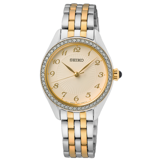 RELOGIO SEIKO SENHORA BICOLOR SUR380P1