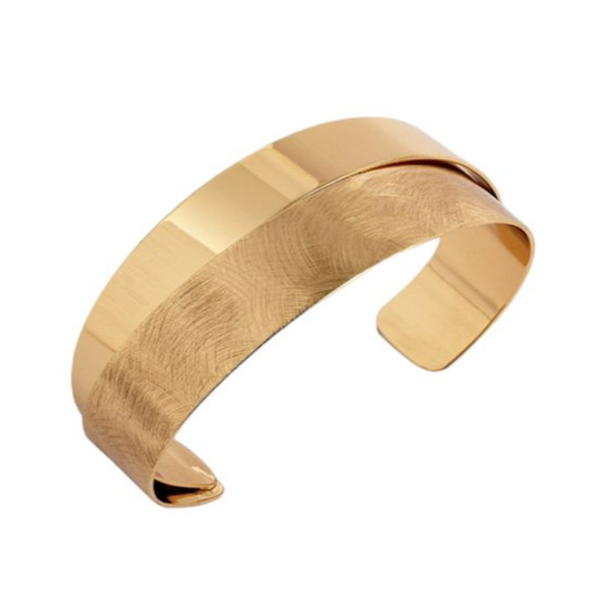 ESCRAVA VIDAL & VIDAL EM BRONZE BANHADO A OURO 18KT