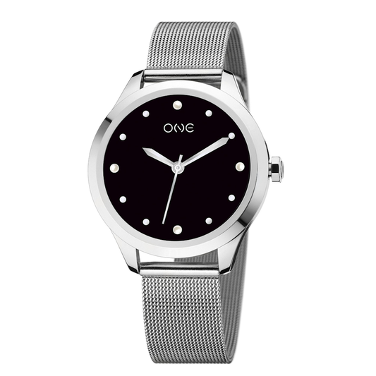 SMARTWATCH ONE MINI SILVER MESH