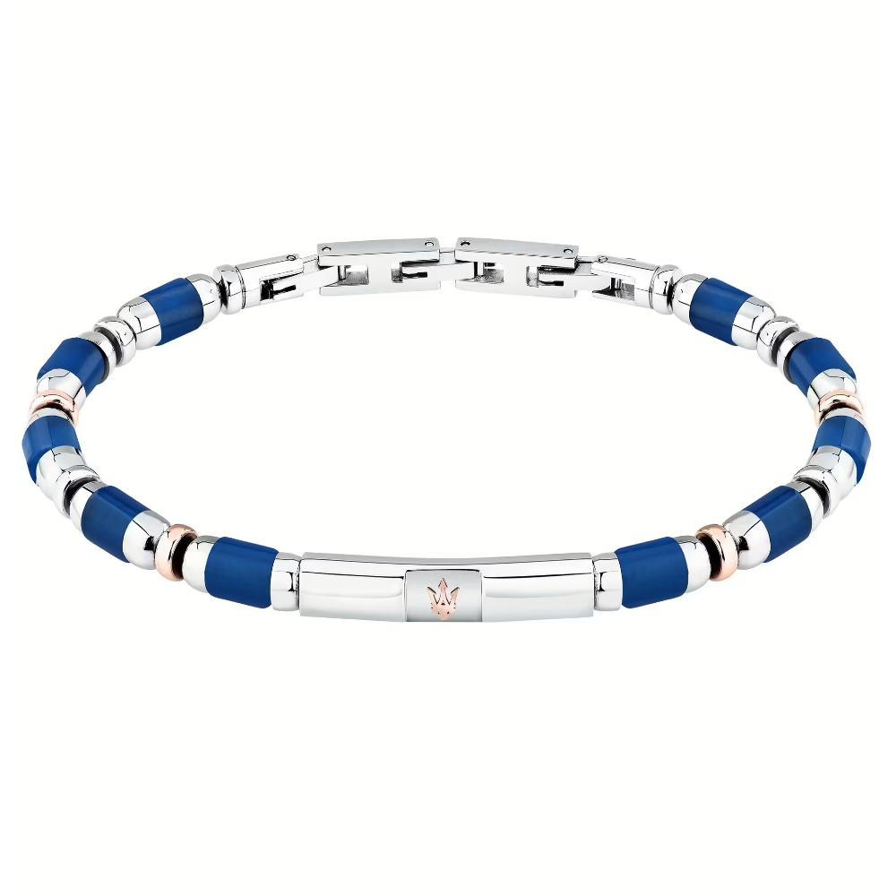 PULSEIRA MASERATI ICONIC EM AÇO "JM334AVD45"