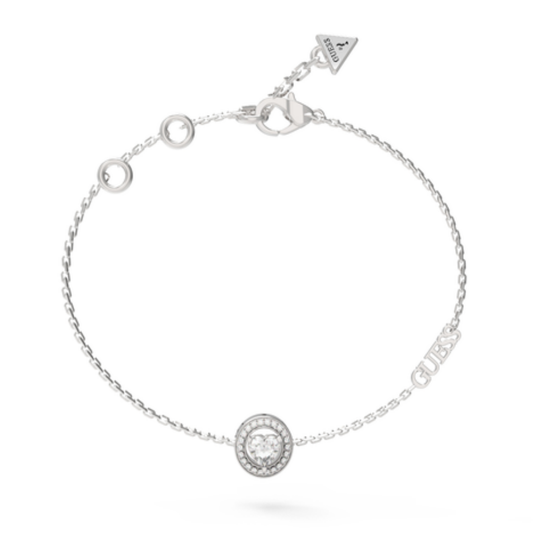 PULSEIRA GUESS EM AÇO COM ZIRCÓNIAS
