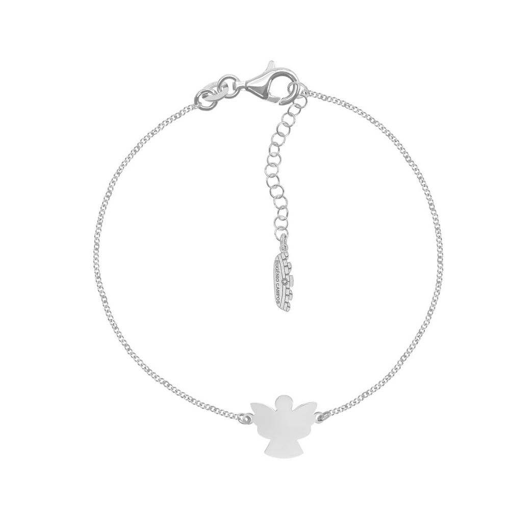 PULSEIRA EUGÉNIO CAMPOS EM PRATA 925% (ANJO DA GUARDA)