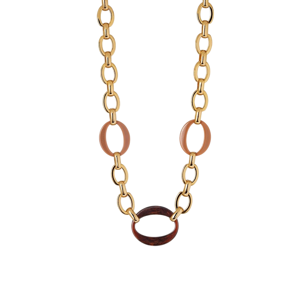 COLAR VIDAL & VIDAL EM BRONZE COM BANHO DE OURO 18K