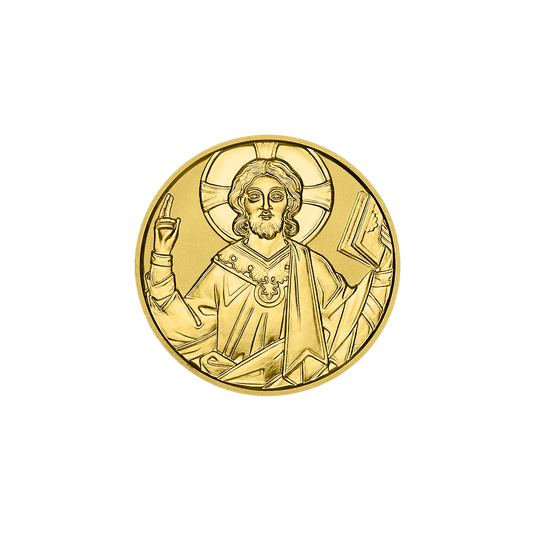 Moeda de ouro de 10g - 2000 anos de Cristianismo - Nascimento de Cristo - 2000