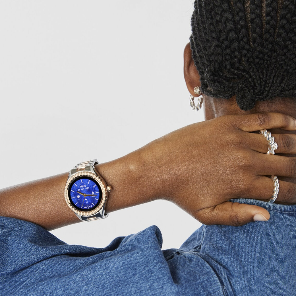 RELÓGIO TOUS T-CONNECT BICOLOR (PRATEADO E ROSE GOLD)
