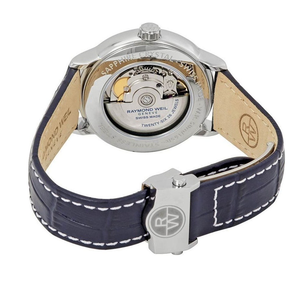RELOGIO RAYMOND WEIL MAESTRO AÇO MUST. AZUL MOON PHASE