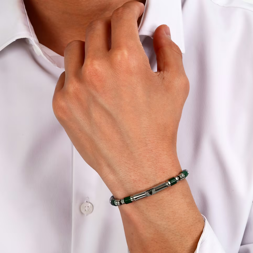 PULSEIRA MASERATI EM AÇO "JM334AVD48"