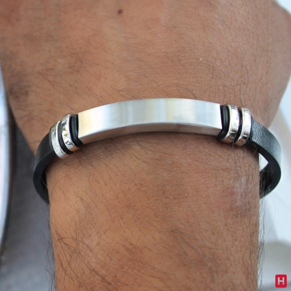 PULSEIRA HASSU EM PELE E AÇO 316L