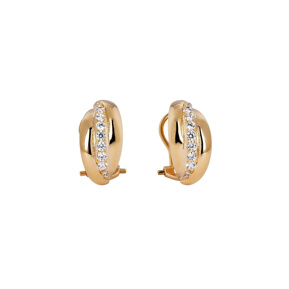 BRINCO VIDAL & VIDAL EM BRONZE COM BANHO DE OURO 18K