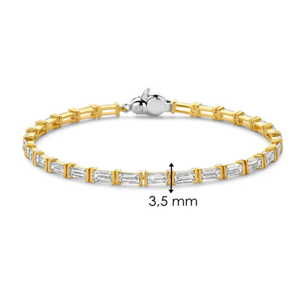 PULSEIRA TI SENTO EM PRATA 925% COM ZIRCÓNIAS