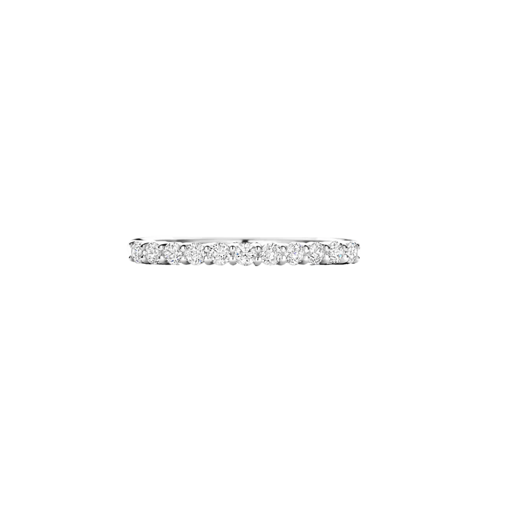 ANEL TI SENTO EM PRATA 925% COM ZIRCÓNIAS