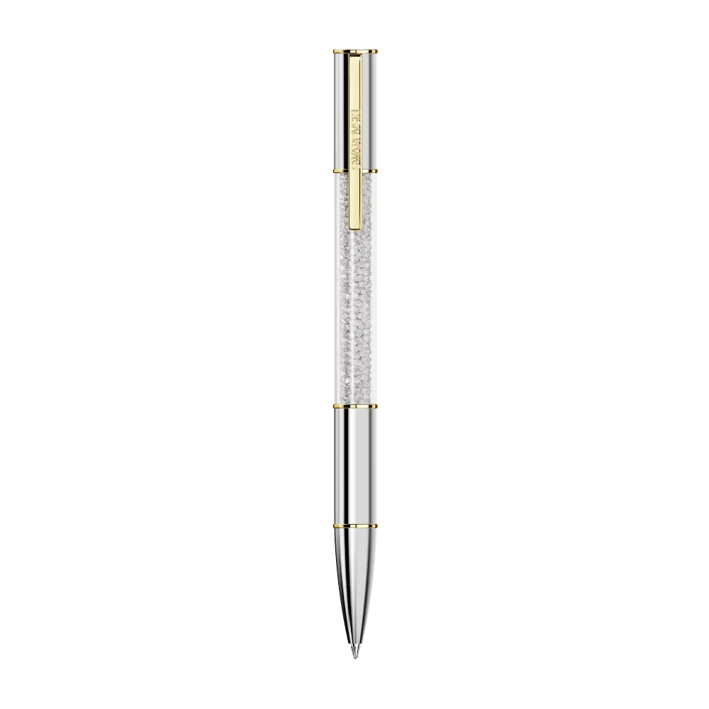 Caneta Swarovski Crystalline Lustre ballpoint pen, Silver tone, Mixed metal finish