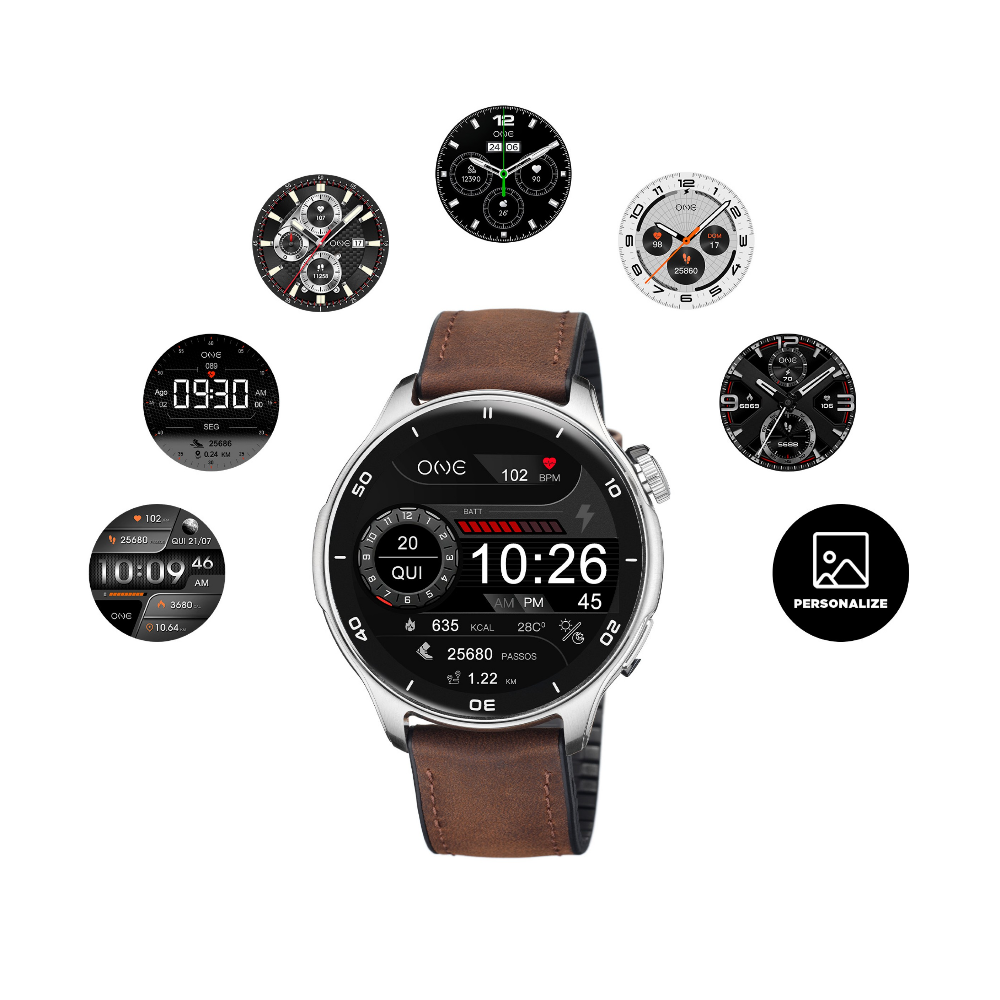 SMARTWATCH ONE MEN EXPLORER GPS BROWN