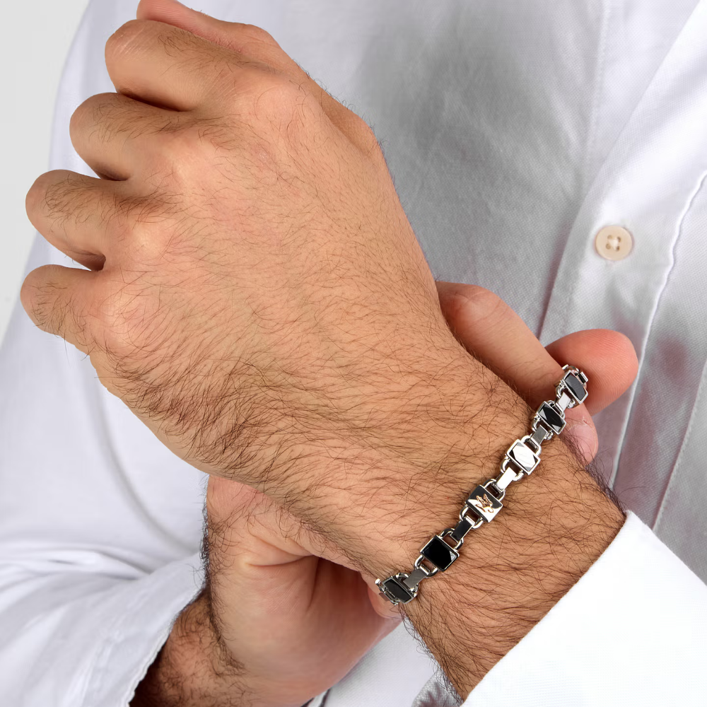 PULSEIRA MASERATI EM AÇO "JM424ATZ41"