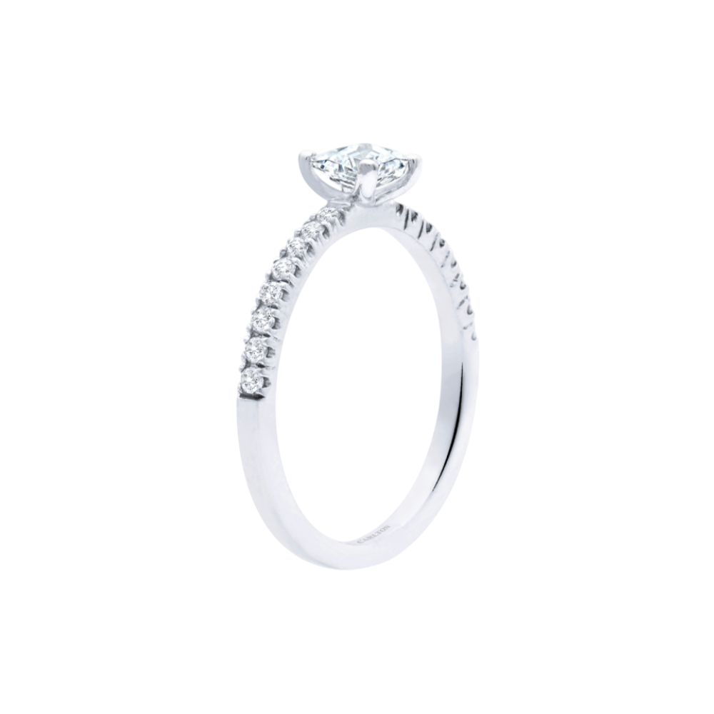 Solitário Carlton Jewellery Ouro 18k com Diamantes Princesa
