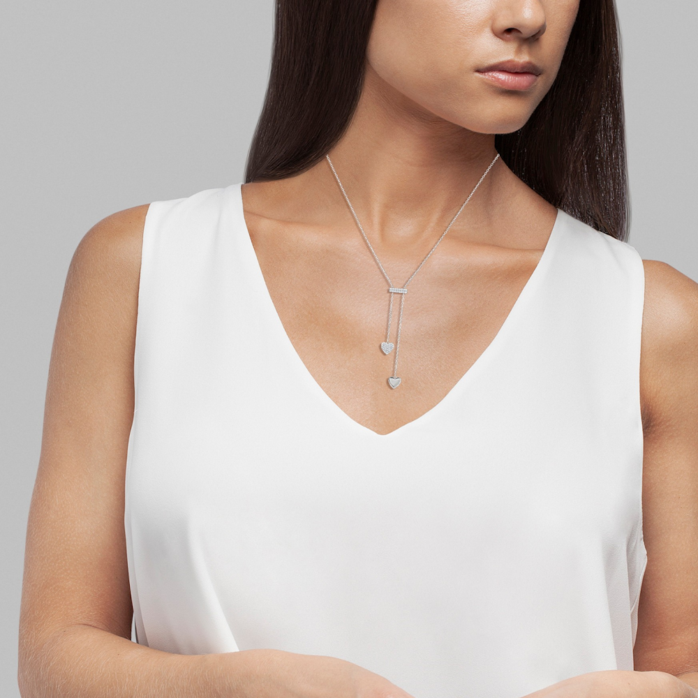 FIO UNIKE EM PRATA 925% TWO HEARTS SILVER