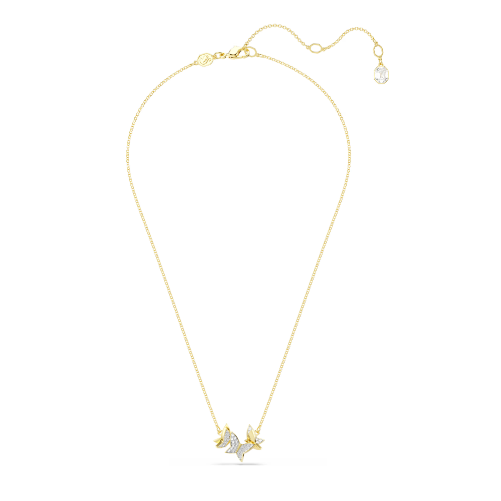 COLAR SWAROVSKI IDYLLIA DOURADO COM CRISTAIS