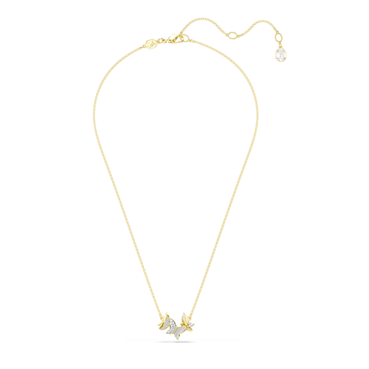 COLAR SWAROVSKI IDYLLIA DOURADO COM CRISTAIS