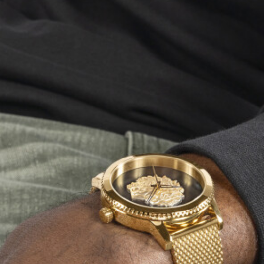 RELÓGIO GUESS DOURADO MONARCH "GW0702G1"