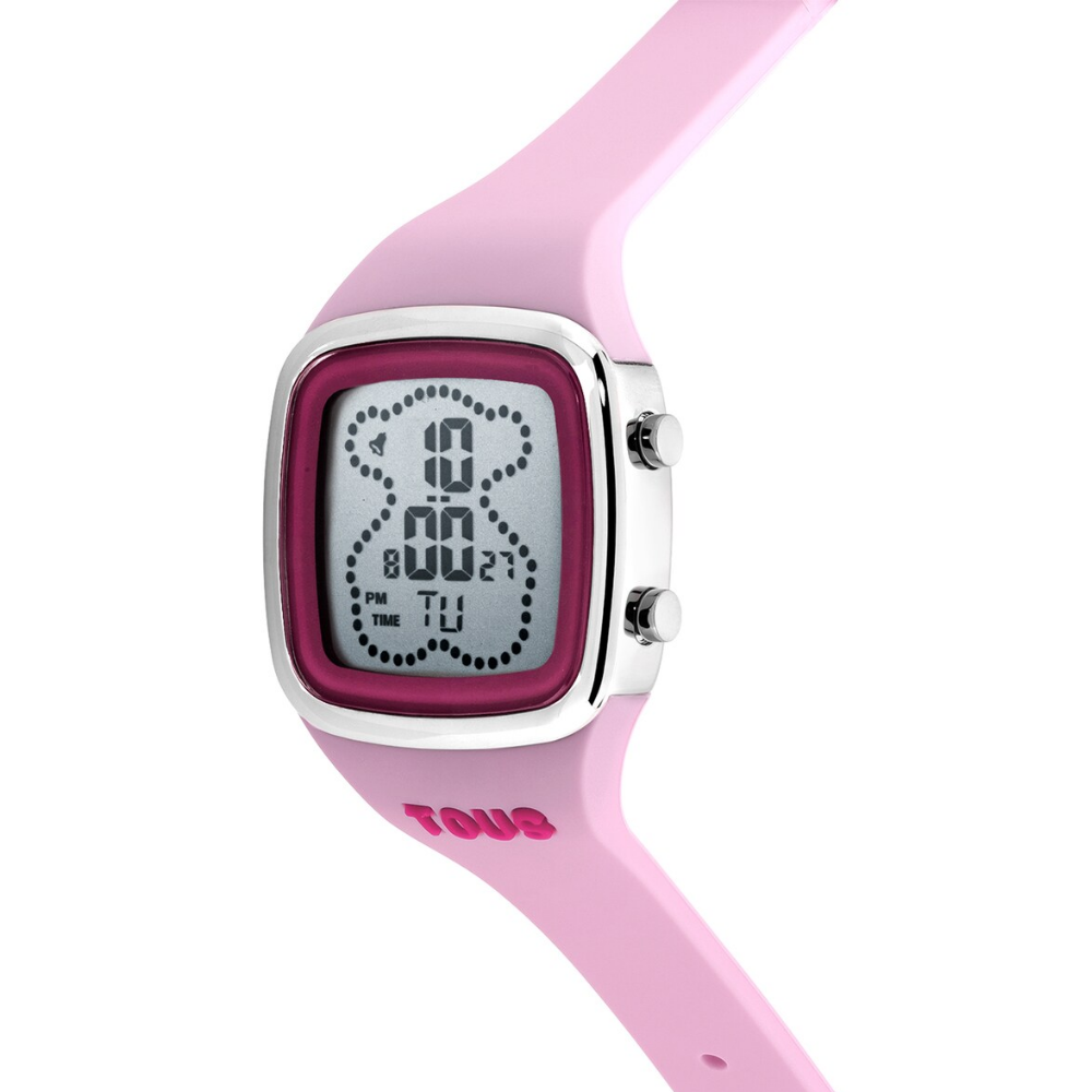 RELÓGIO TOUS B-TIME SILICONE ROSA