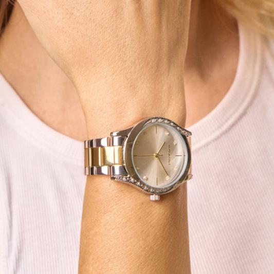 RELÓGIO RADIANT MULHER TIGY BICOLOR