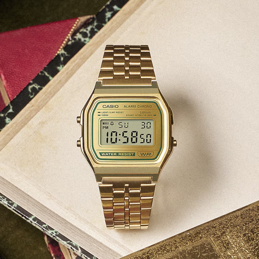 RELÓGIO CASIO DOURADO "A158WEGV-9AEF"