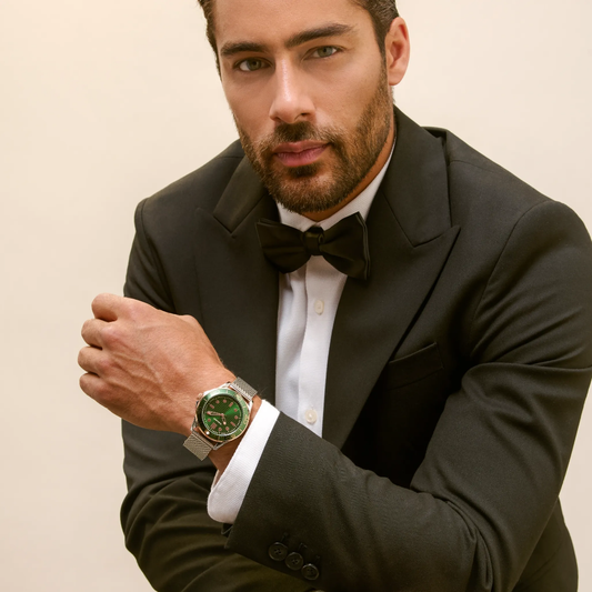 RELÓGIO HOMEM RADIANT  CHRIS VERDE/ROSE GOLD