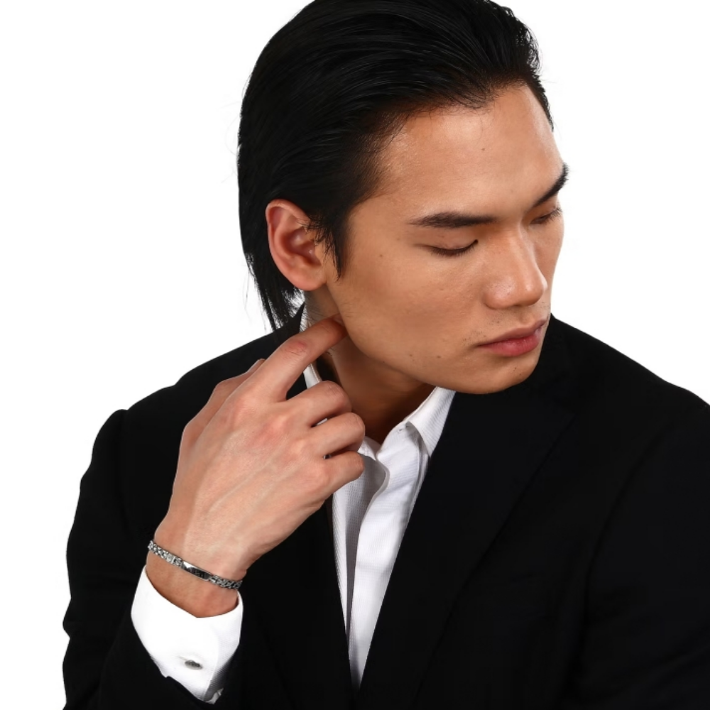 PULSEIRA MASERATI EM AÇO "JM324AVD57"