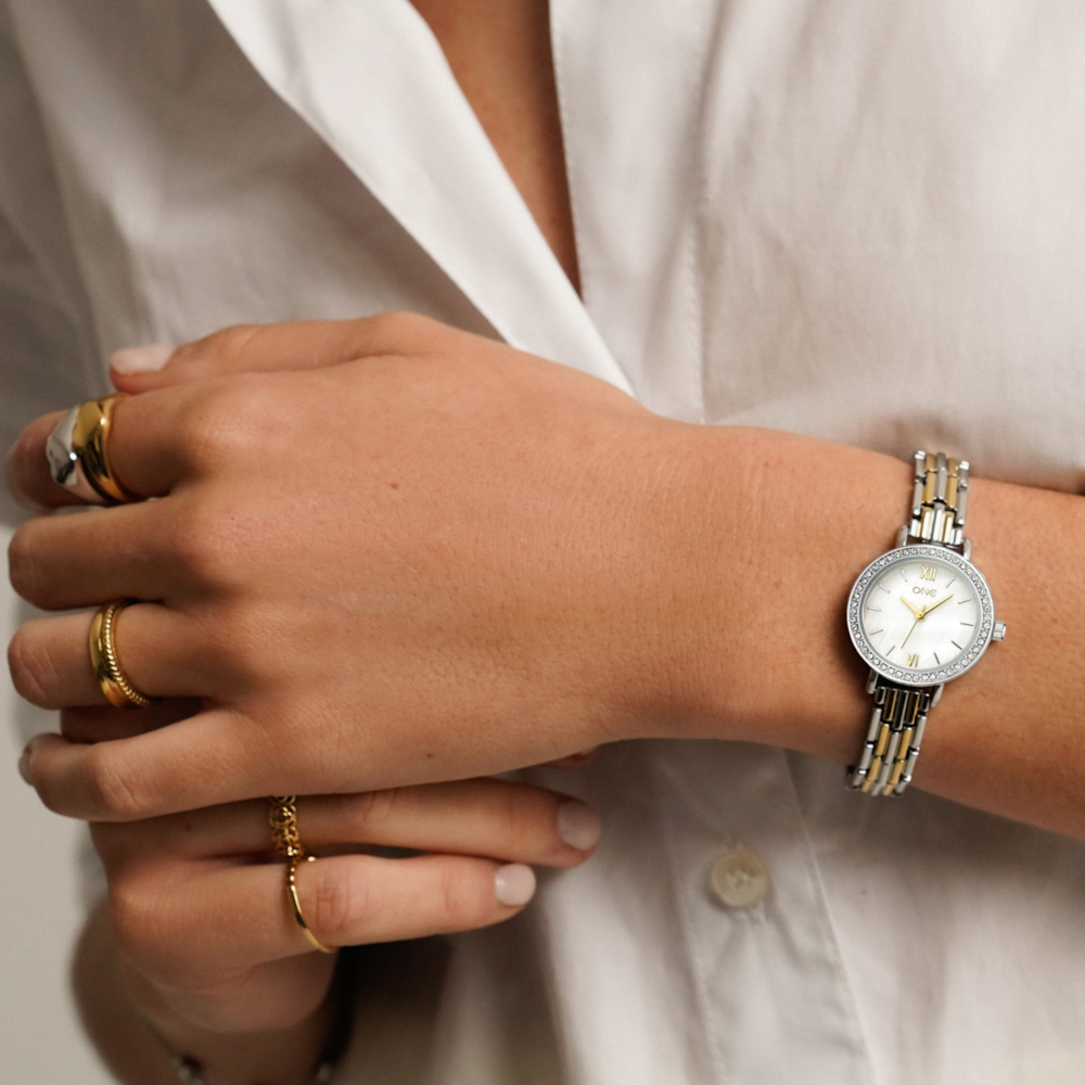 RELÓGIO ONE SENHORA OBSESSION BICOLOR