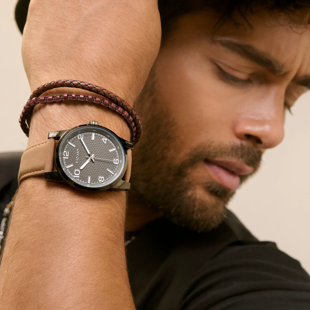 RELÓGIO RADIANT HOMEM JOHNNY CINZA