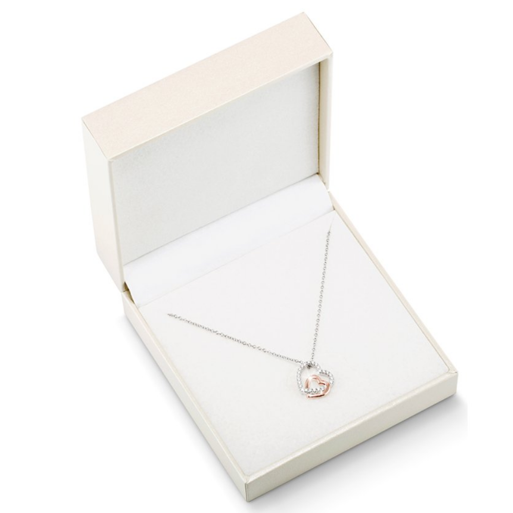 COLAR UNIKE CLASSIC & CHIC MUM EM PRATA 925% COM ZIRCÓNIAS