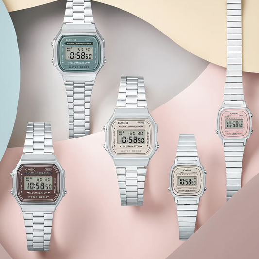RELÓGIO CASIO PRATEADO "A168WA-8AYES"