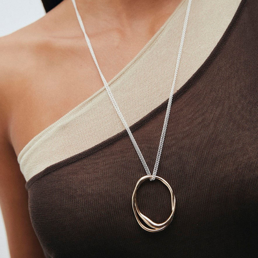 COLAR VIDAL & VIDAL EM BRONZE COM BANHO DE OURO 18K